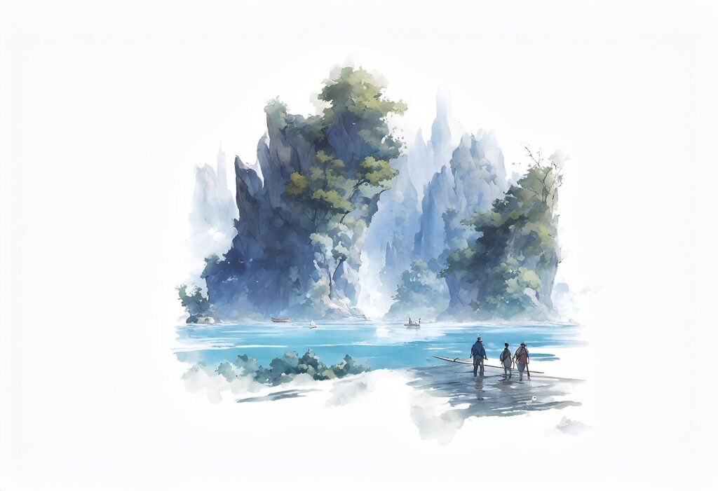 ai generated, lake, mountains forest-8216234.jpg
